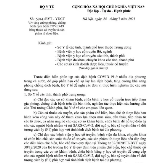 Bộ[-]Y[-]tế[-]thu[-]hồi[-]văn[-]bản[-]công[-]bố[-]12[-]thuốc[-]cổ[-]truyền[-]phòng,[-]hỗ[-]trợ[-]điều[-]trị[-]Covid-19